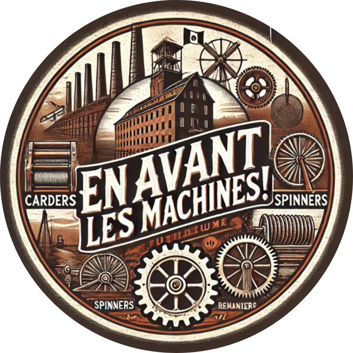 Exposition En avant les machines! visites guidées - Moulin à laine d'Ulverton - Musée patrimoniale, site historique industriel de transformation de la laine en Estrie