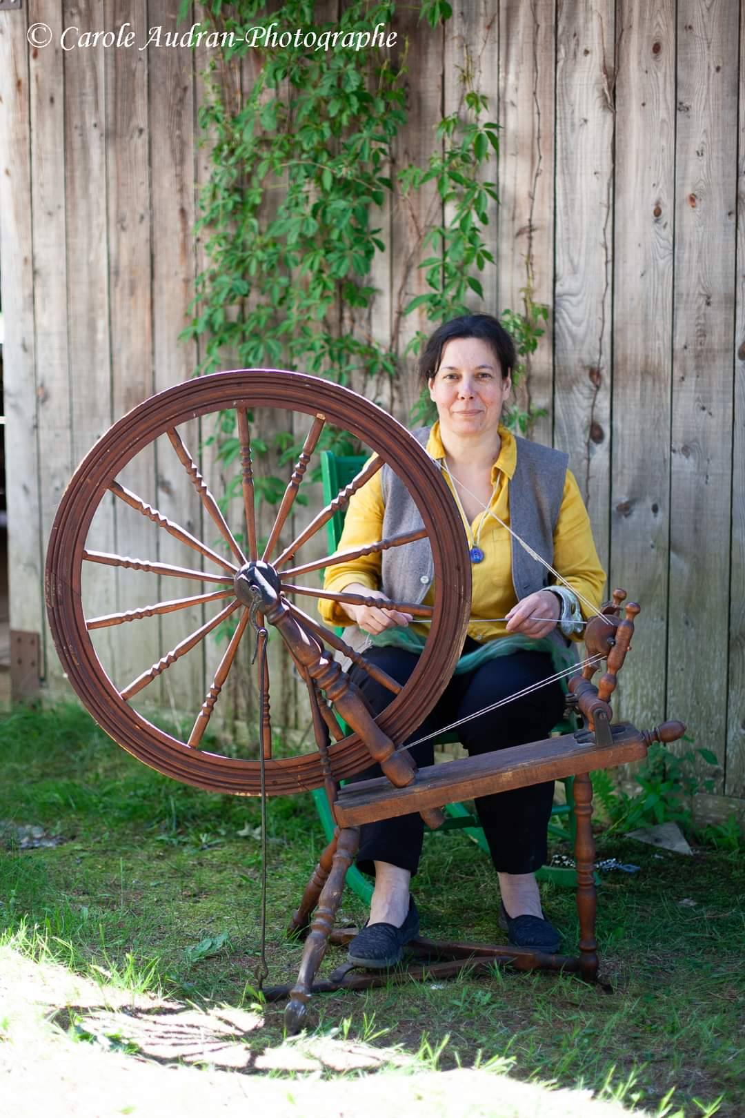 Filage au Moulin à laine d'Ulverton